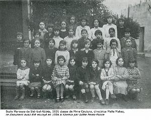 ECOLE MARCEAU FILLES 1931 XXX MME COUTURA